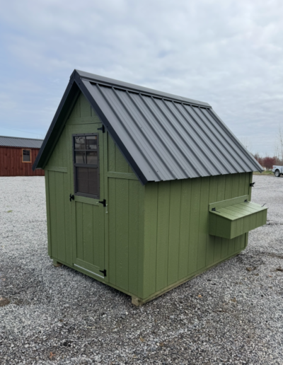 Enclosed Chicken Coop at TF Structures Location.