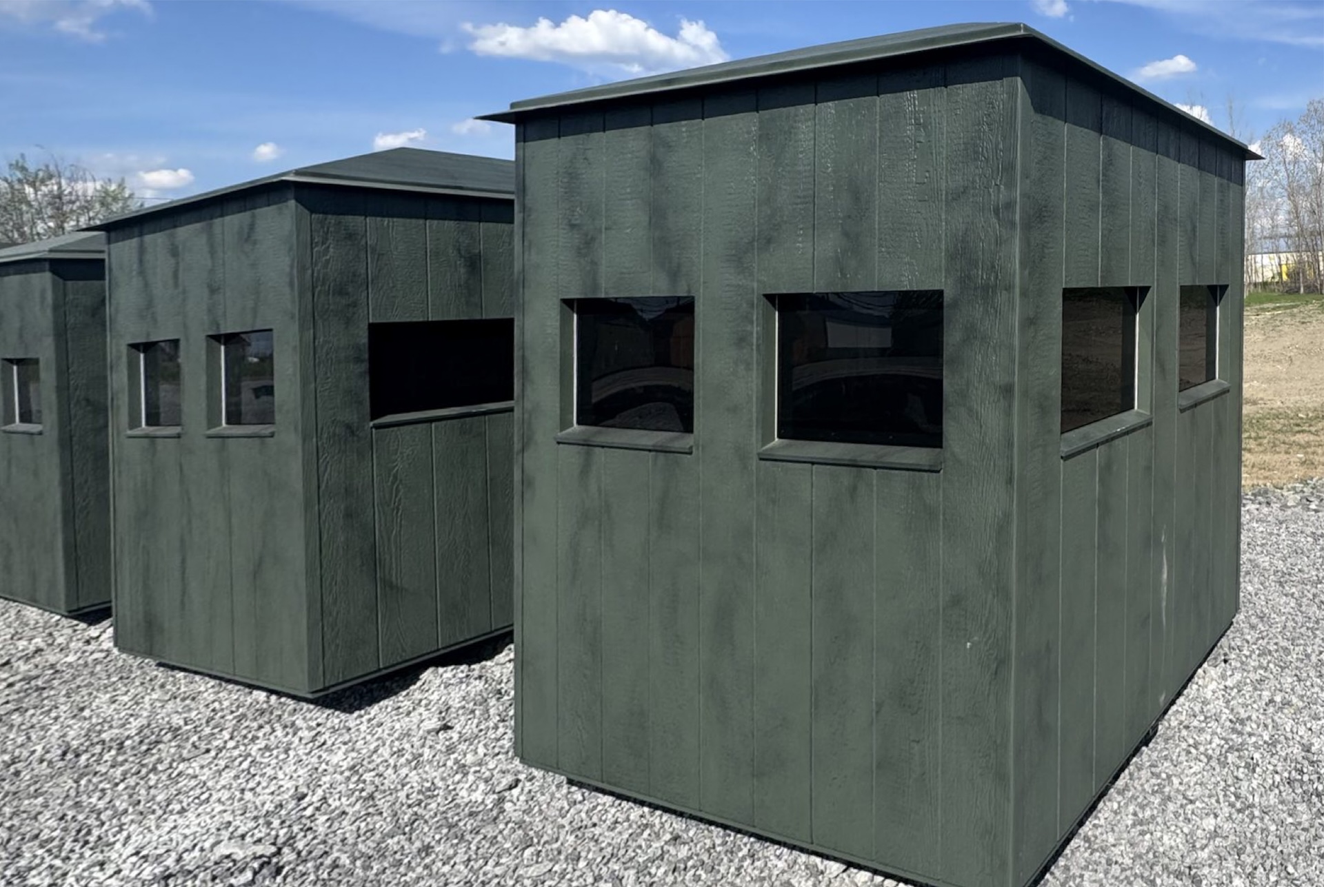 Huntingblinds for tf structures